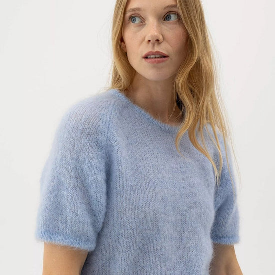Young Ideas/Henmores - Lilian Top - Light Blue - S