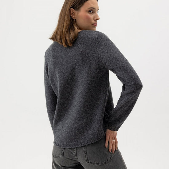 Young Ideas/Henmores - Linda Crew Neck Knit - 105 Crème - XS