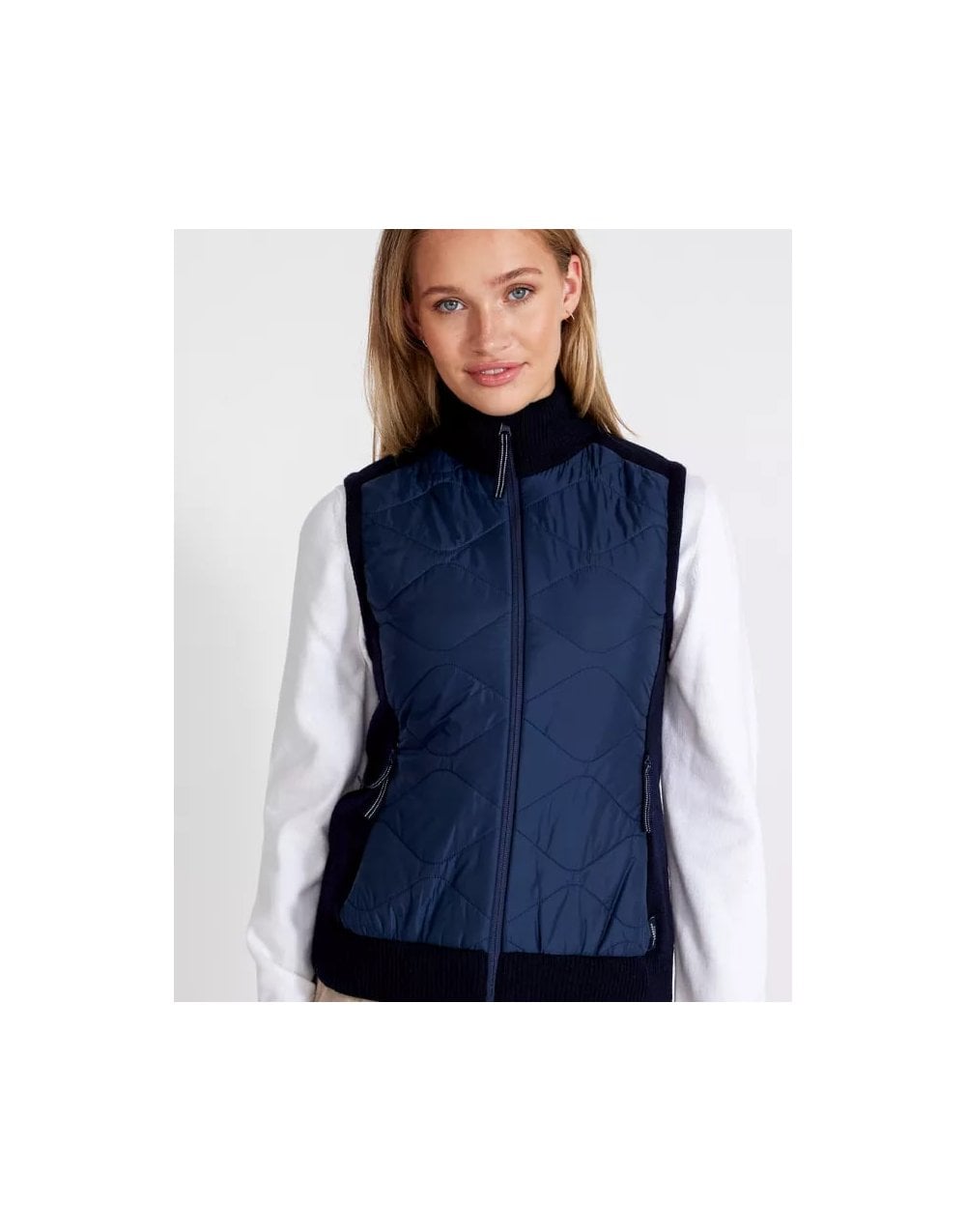 Young Ideas/Henmores - Mary Windproof Vest - Navy - L