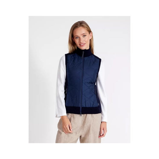 Young Ideas/Henmores - Mary Windproof Vest - Navy - L