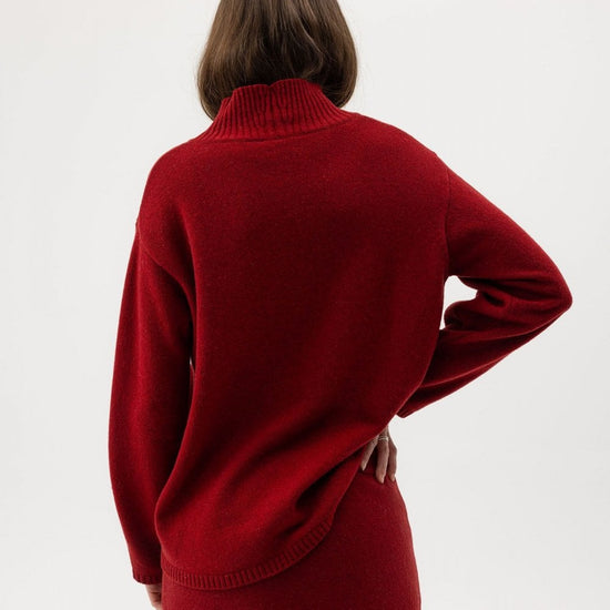 Young Ideas/Henmores - Veronika Turtle Neck Knit - 290 Navy - XS