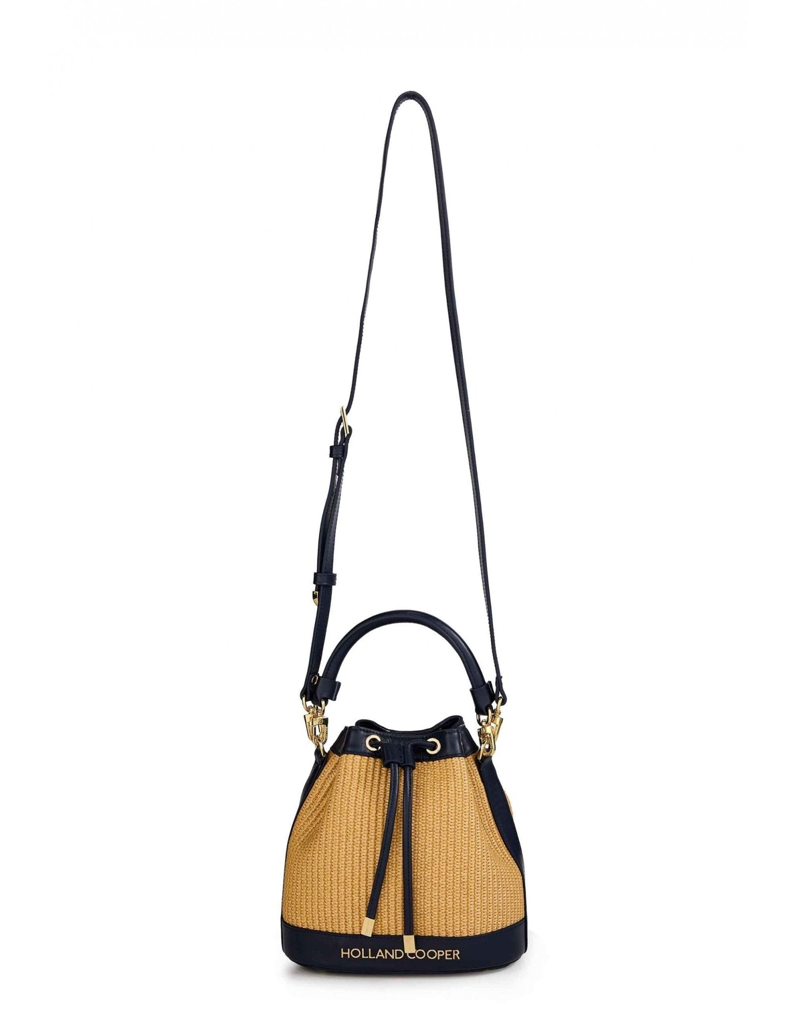 Young Ideas/Henmores - Abbot Bucket Bag - Rattan Navy - OS