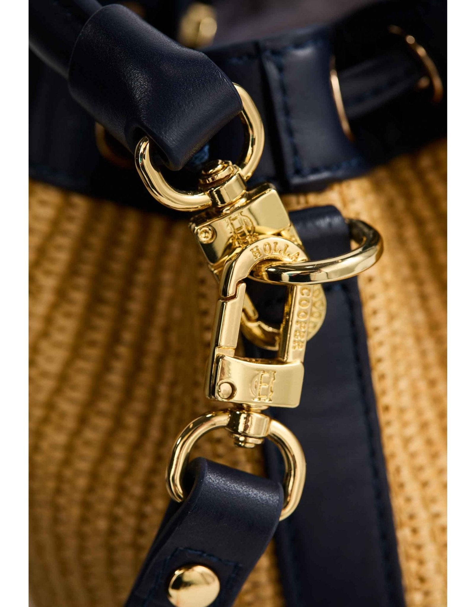 Young Ideas/Henmores - Abbot Bucket Bag - Rattan Navy - OS