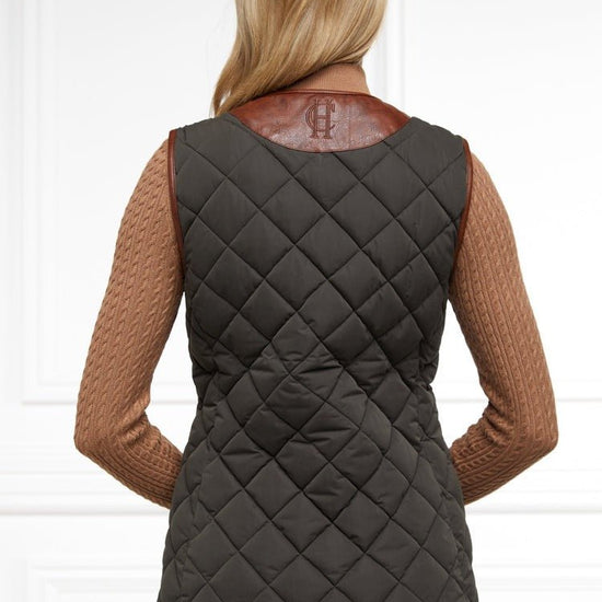 Young Ideas/Henmores - Adlestrop Gilet - Dark Olive - XS