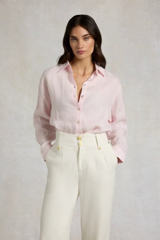 Young Ideas & Henmores - Amalfi Linen Shirt - White - S