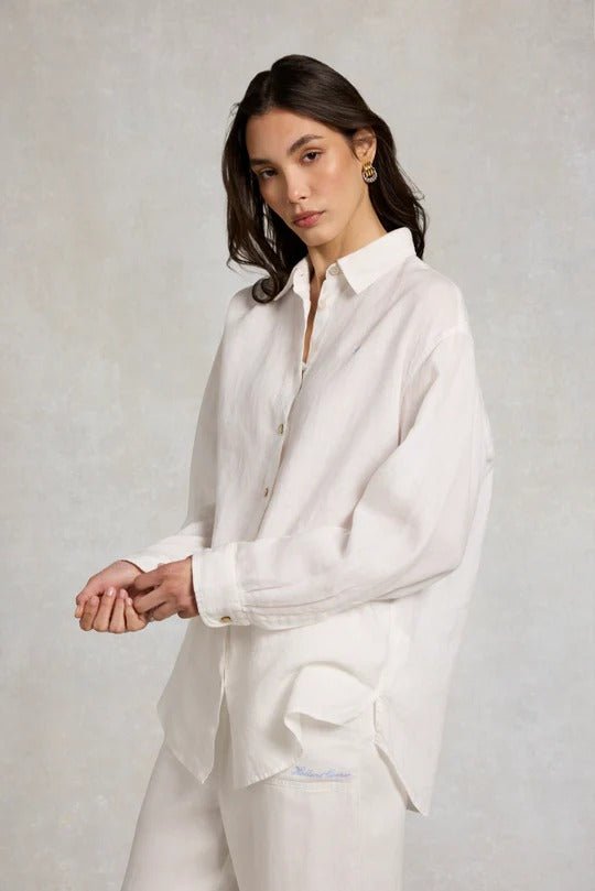 Young Ideas & Henmores - Amalfi Linen Shirt - White - S