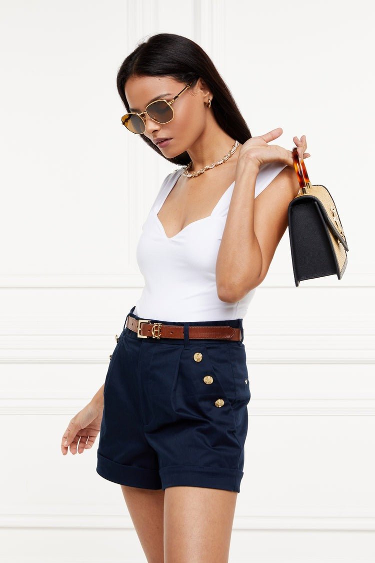 Young Ideas/Henmores - Amoria Tailored Short - Ink Navy - 6