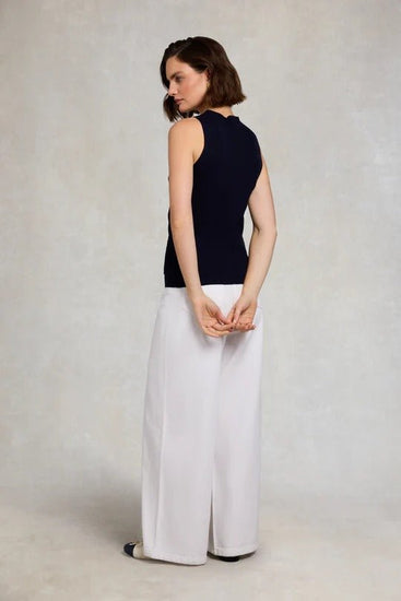 Young Ideas & Henmores - Aubrey Knitted Tank - Ink Navy - XS