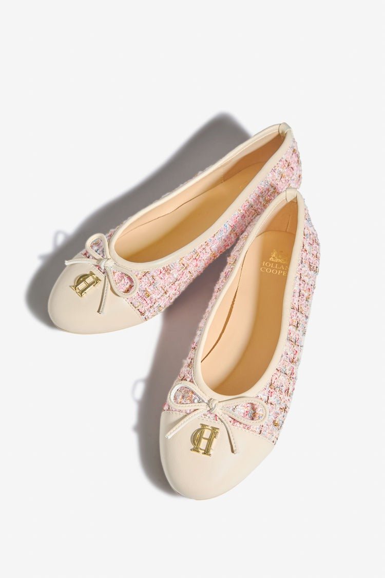 Young Ideas/Henmores - Ballet Shoe - Pink Sparkle Boucle - 4