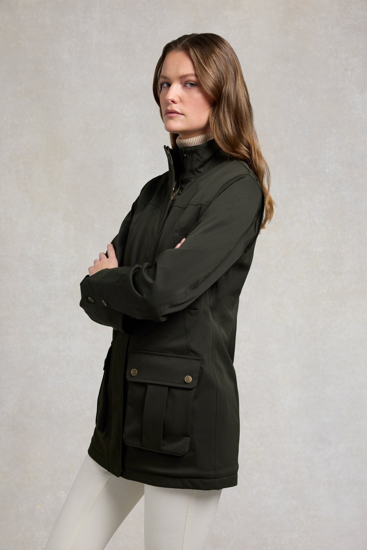 Young Ideas & Henmores - Bramwell Country Coat - Khaki - S