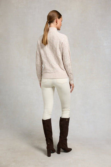 Young Ideas/Henmores - Bridget Quarter Zip Knit - Barley - XS