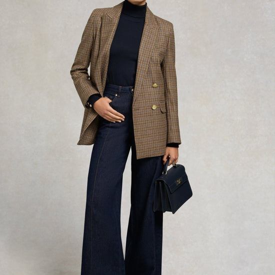 Young Ideas/Henmores - Buttoned Knit Roll Neck - wine - XS