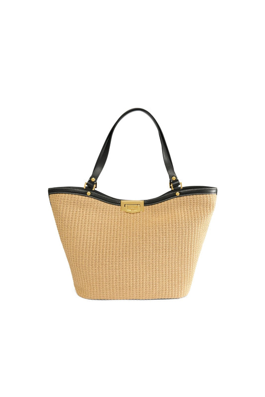 Young Ideas & Henmores - Cannes Shopper - Natural Black - OS