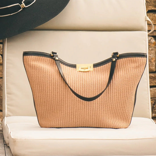 Young Ideas & Henmores - Cannes Shopper - Natural Black - OS