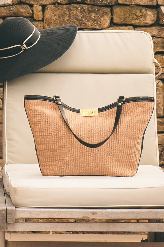 Young Ideas & Henmores - Cannes Shopper - Natural Black - OS