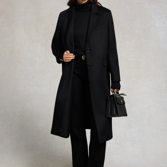 Young Ideas/Henmores - Chamonix Roll Neck Knit Jumper - Black - S