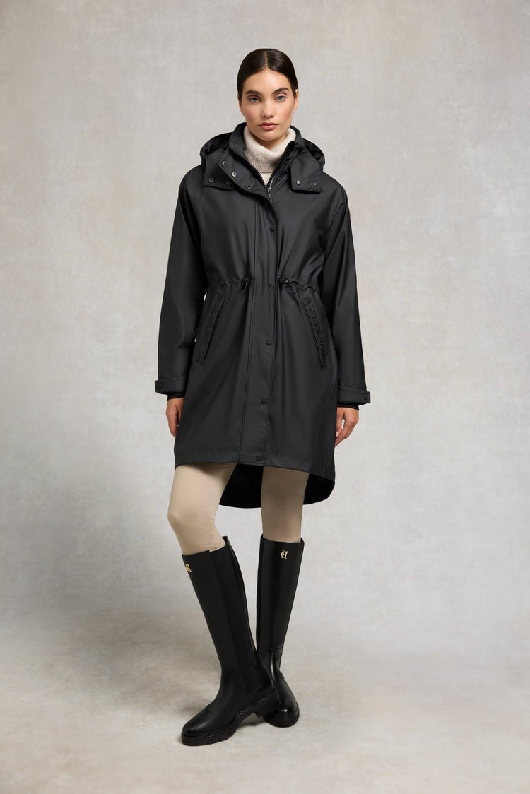 Young Ideas/Henmores - Chartwell Rain Parka - Matte Black - XS