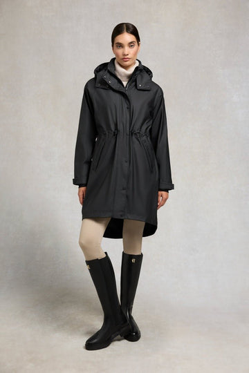 Young Ideas/Henmores - Chartwell Rain Parka - Matte Black - XS