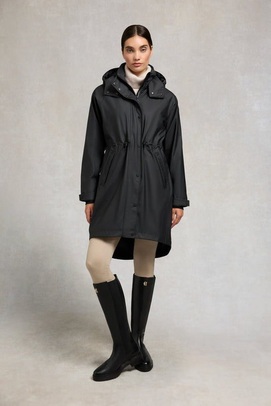 Young Ideas/Henmores - Chartwell Rain Parka - Matte Black - XS