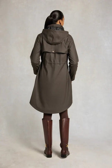 Young Ideas & Henmores -Chartwell Waterproof Parka -Chocolate -L