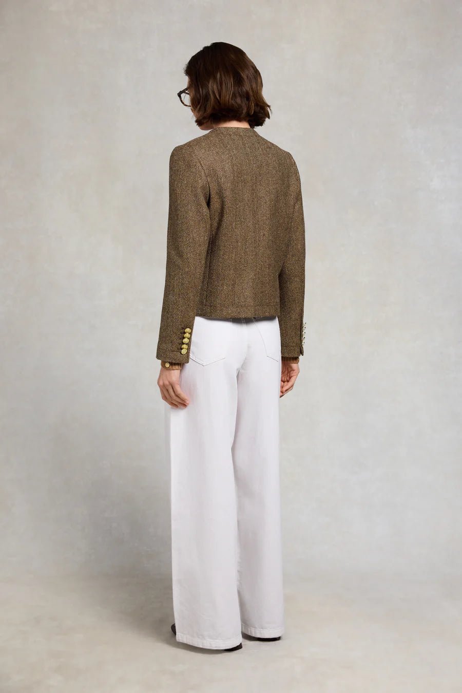 Young Ideas & Henmores - Chelsea Jacket - Brown Herringbone - 8