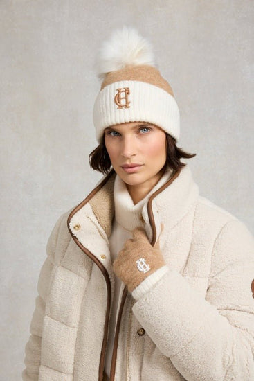 Young Ideas/Henmores - Chelsea Knitted Gloves - Camel - OS