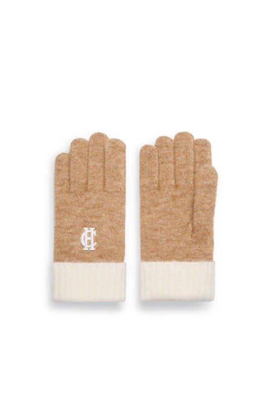 Young Ideas/Henmores - Chelsea Knitted Gloves - Camel - OS