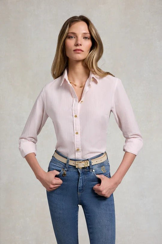 Young Ideas & Henmores - Classic Fit Shirt - Soft Pink Stripe - 8