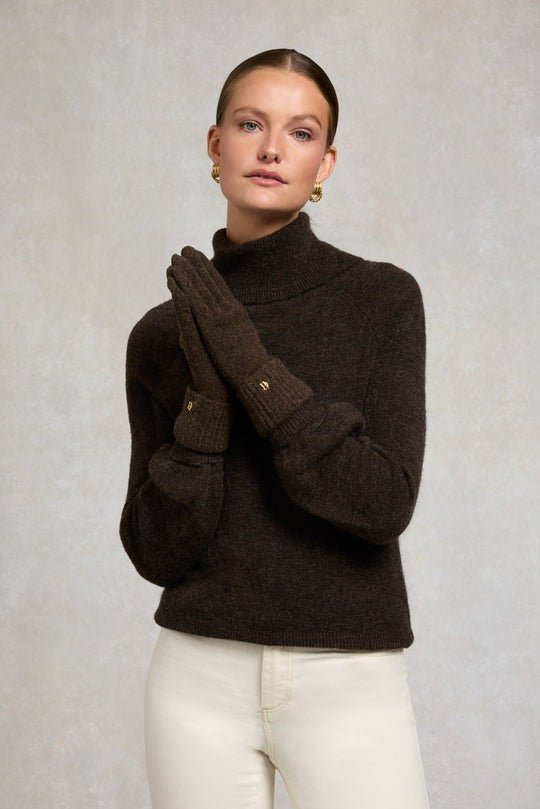 Young Ideas/Henmores - Classic Logo Glove - Chocolate - OS