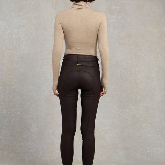 Young Ideas/Henmores - Coated Jodhpur Jean - Chocolate - 10R