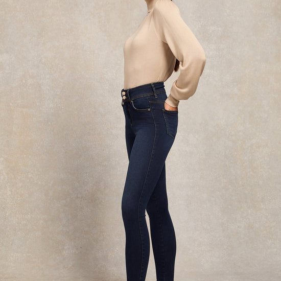 Young Ideas/Henmores - Contour Skinny Jean - Deep Indigo - 10R