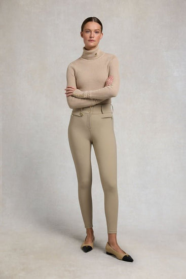 Young Ideas & Henmores -Contour Trouser -stone -8