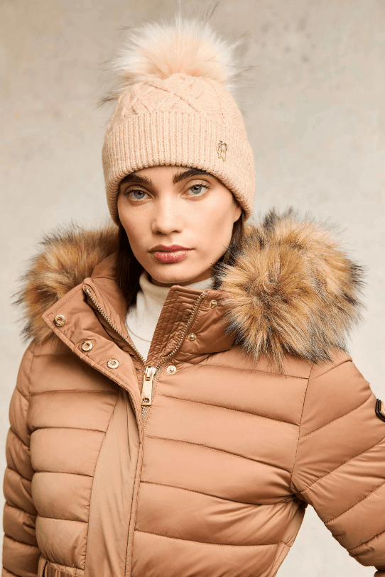 Young Ideas/Henmores - Cortina Bobble Hat - Camel - OS