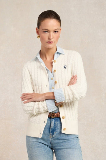 Young Ideas/Henmores - Cotswold Cardigan - Natural - XS