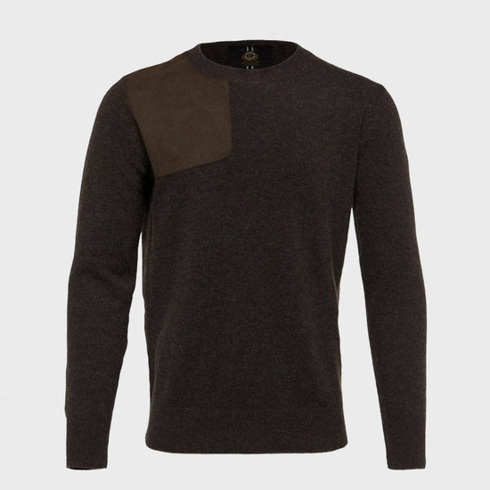 Young Ideas/Henmores - Country Crew Neck Knit - Chocolate - S