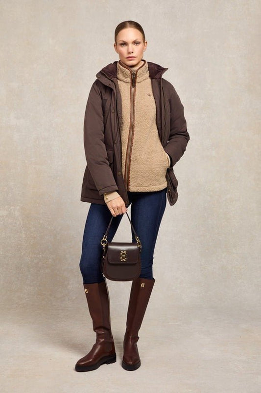 Young Ideas/Henmores - Country Fleece Borg Gilet - Natural Borg - XS