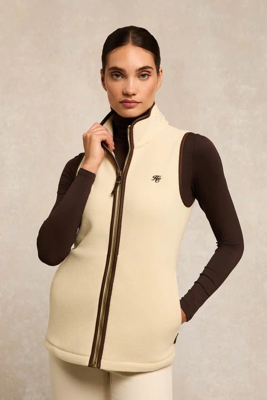 Young Ideas & Henmores - Country Fleece Gilet - Cream - M