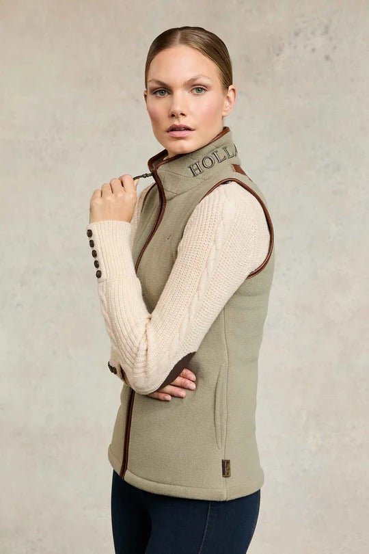 Young Ideas & Henmores - Country Fleece Gilet - sage - XS
