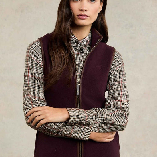 Young Ideas/Henmores - Country Fleece Gilet - Coffee - XS