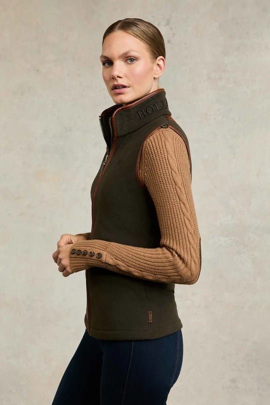 Young Ideas & Henmores - Country Fleece Gilet - sage - XS
