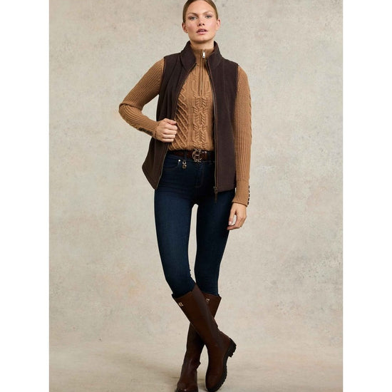 Young Ideas/Henmores - Country Fleece Gilet - Black - XS