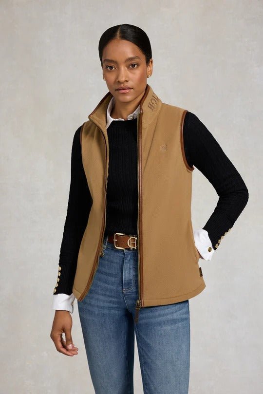 Young Ideas & Henmores - Country Fleece Gilet - Cream - M