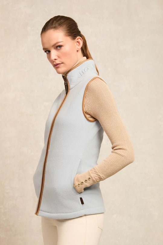 Young Ideas & Henmores - Country Fleece Gilet - sage - XS