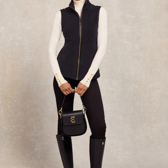 Young Ideas & Henmores - Country Fleece Gilet - Black - XXS