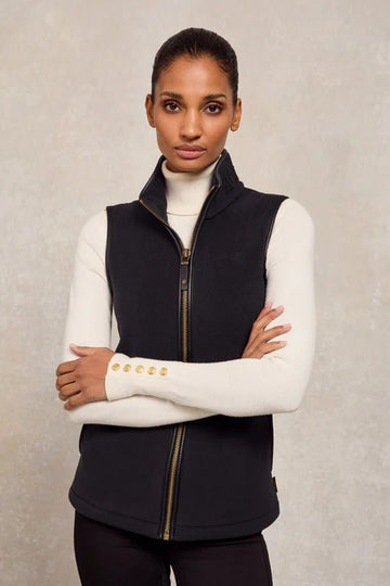 Young Ideas & Henmores - Country Fleece Gilet - Black - XXS