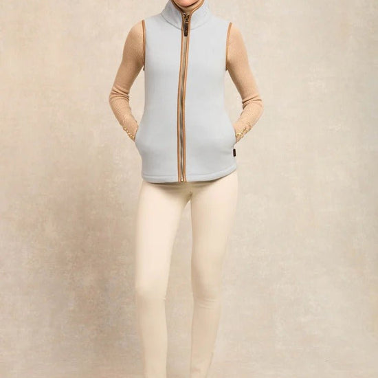 Young Ideas & Henmores - Country Fleece Gilet - sage - XS