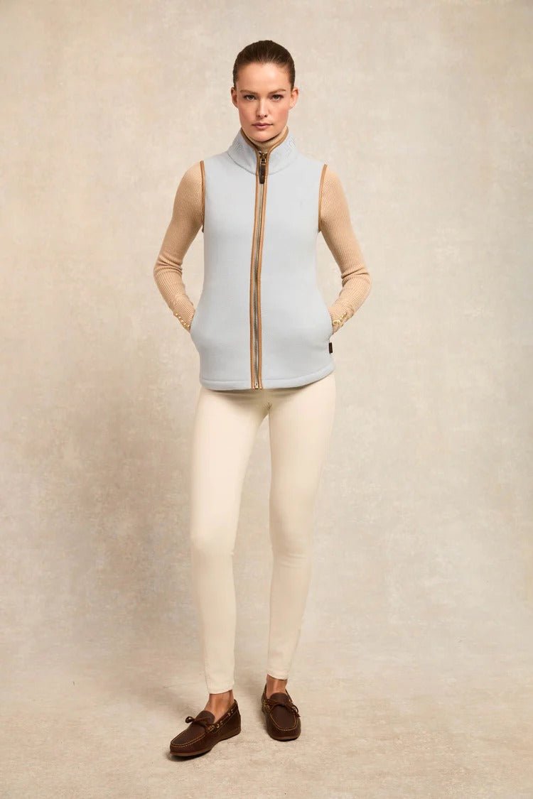 Young Ideas & Henmores - Country Fleece Gilet - sage - XS