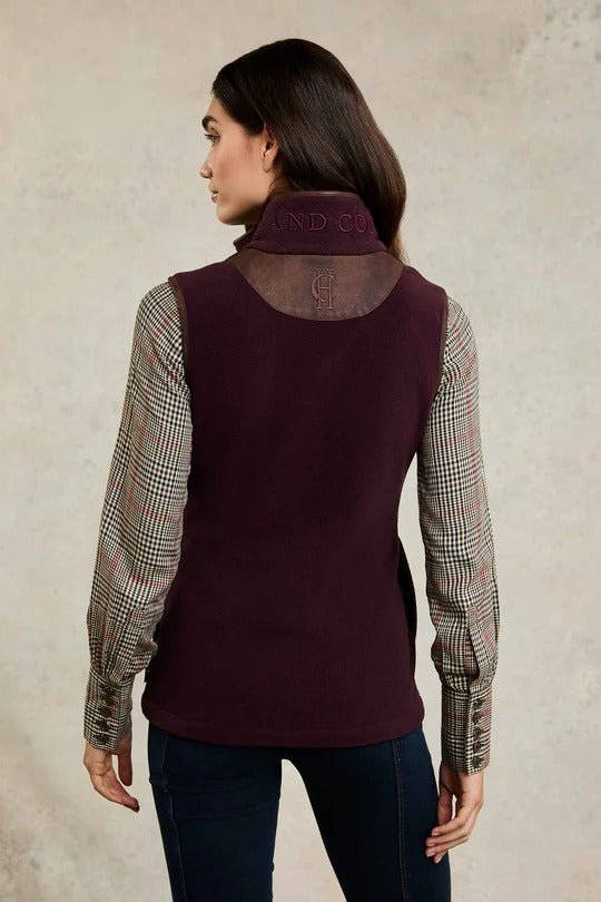 Young Ideas & Henmores - Country Fleece Gilet - sage - XS