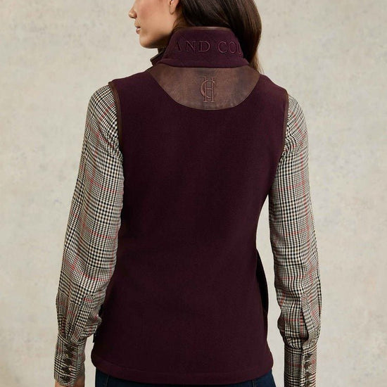 Young Ideas/Henmores - Country Fleece Gilet - Mulberry - XS