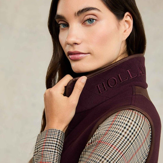 Young Ideas/Henmores - Country Fleece Gilet - Mulberry - XS